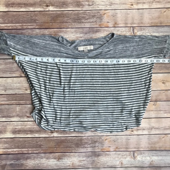 LOFT Striped Crop Top - Picture 3 of 7
